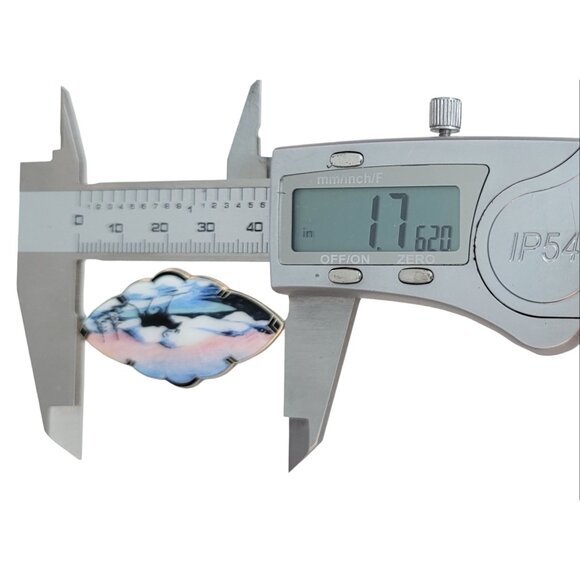 Bernard Meldahl Sterling Silver Guilloche Enamel Moose Silhouette Brooch, K23 - Picture 6 of 8